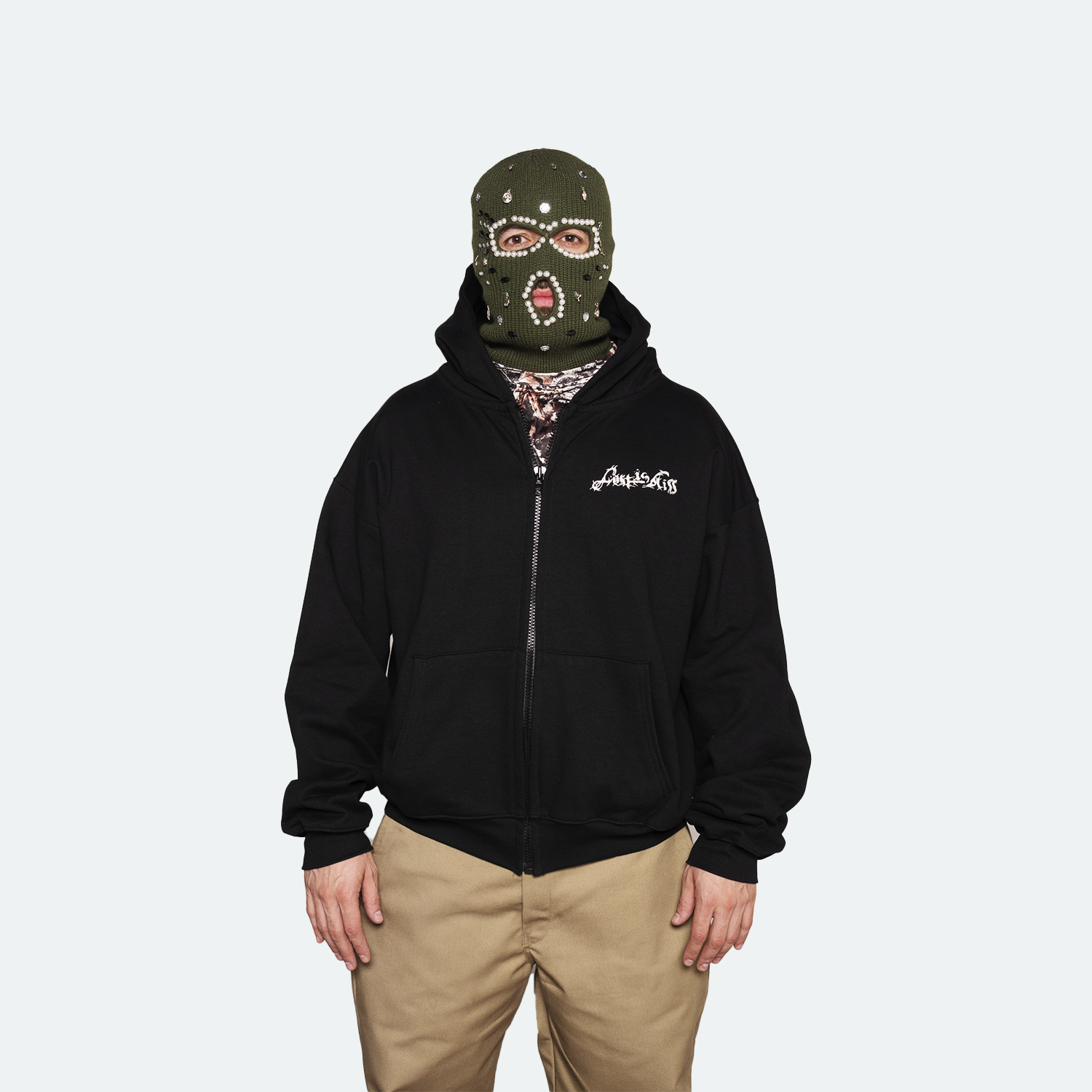 Jacket Lost In Bliss messy logo