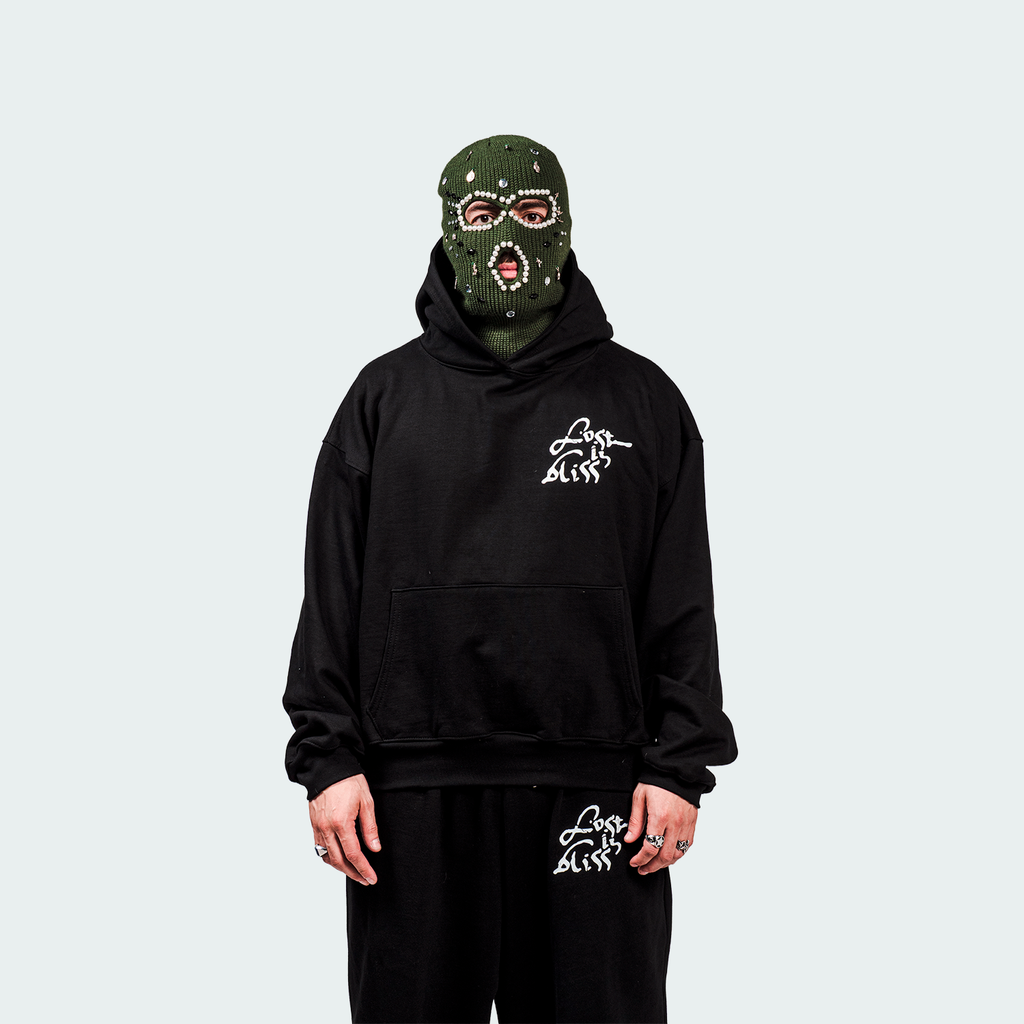 Hoodie orchid with flowers