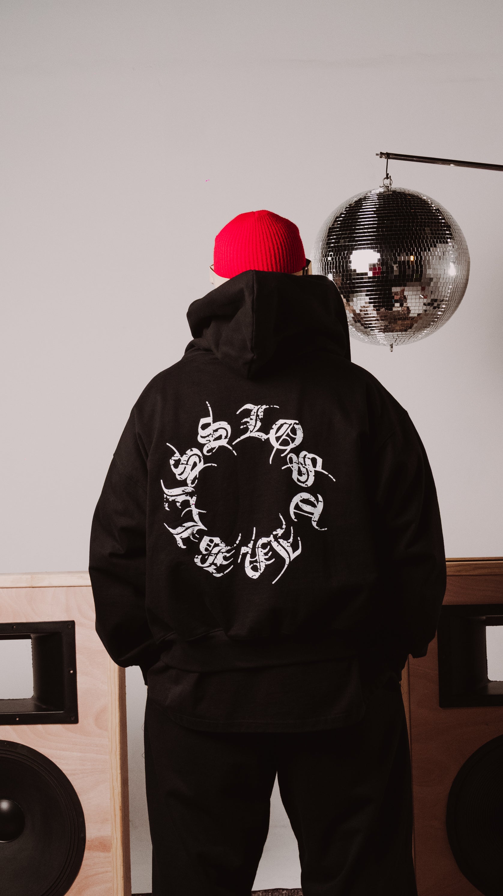 Hoodie Gothic letters