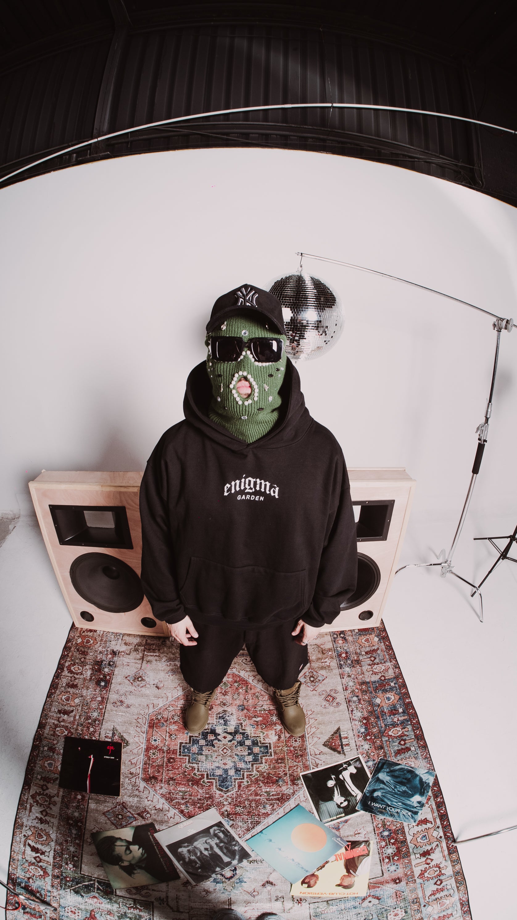 Hoodie red flowers LIB