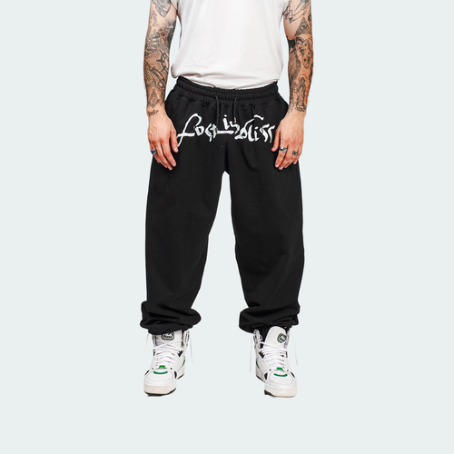 Baggy pants logo en medio